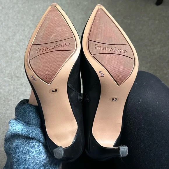 Franco Sarto knee high black boots, size 6.5 - Picture 3 of 5